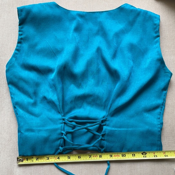 Gorgeous Turquoise Lehenga Choli + PURSE! - Picture 7 of 7